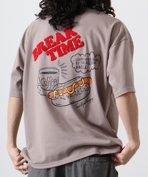 セール】サガラ刺繍オーバーサイズTシャツUVカット＆COOL&DRY（T