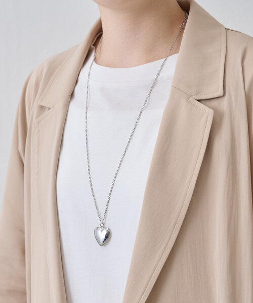 BEARDSLEY(ビアズリー)の「ハートロケットネックレス(ネックレス・レディース・シルバー・FREE)」の6枚目の写真
