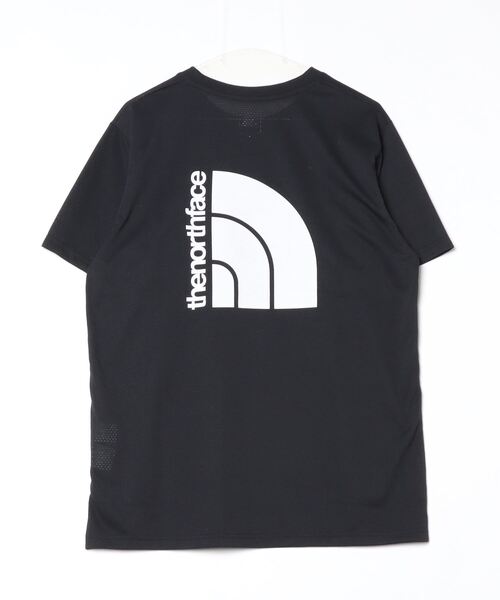 THE NORTH FACE(ザノースフェイス)の「ザ ノース フェイス THE NORTH FACE S/S Run Mesh Half Dome Tee_ショートスリーブランメッシュハーフドームティー(Tシャツ/カットソー・メンズ・ブラック・S/M/L/LL)」の2枚目の写真