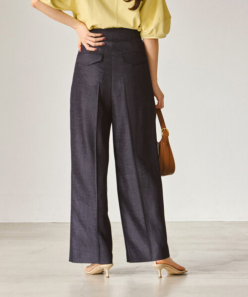 ノーブル 新品未使用 マリンディテール ワイドパンツ Noble（ノーブル）の「マリンディテールワイドパンツ
