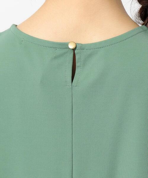 DRESKIP(ドレスキップ)の「◆【UV】女性らしく好印象 フリル袖トップス(Tシャツ/カットソー・レディース・ブラック/オフホワイト/ナチュラル/グリーン・02/03/04)」の20枚目の写真