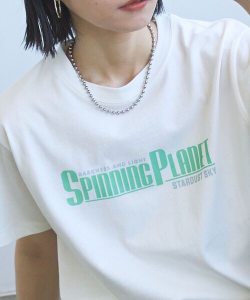 coen(コーエン)の「チュールキャミ付きロゴTシャツ(Tシャツ/カットソー・レディース・ダークグレー/その他1/その他2/オフホワイト・M/L)」の13枚目の写真