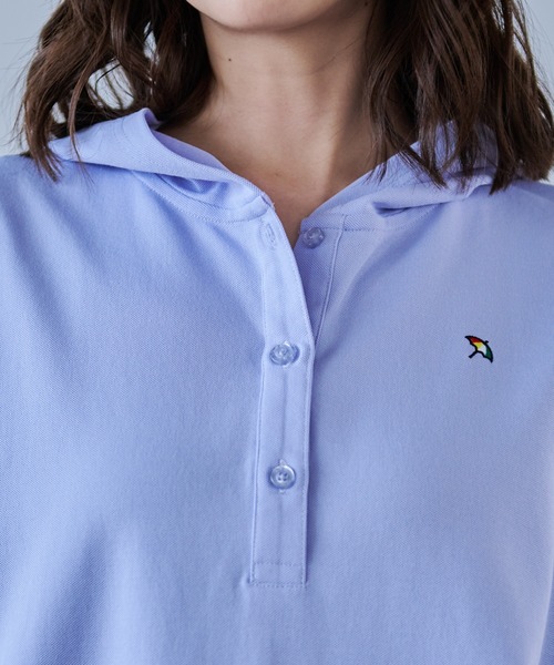 Arnold Palmer（アーノルドパーマー）の「カノコ フードワンピース（ワンピース・レディース・ライラック/グリーン/ネイビー・L/M/S）」の19枚目の写真