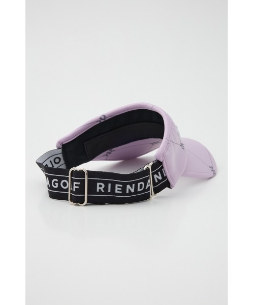 RIENDA GOLF（リエンダゴルフ）の「【RIENDA GOLF】ダイヤロゴサンバイザー（サンバイザー・レディース・パープル/ネイビー/ホワイト・FREE）」の6枚目の写真