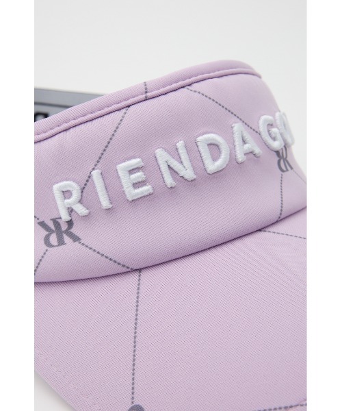 RIENDA GOLF（リエンダゴルフ）の「【RIENDA GOLF】ダイヤロゴサンバイザー（サンバイザー・レディース・パープル/ネイビー/ホワイト・FREE）」の10枚目の写真