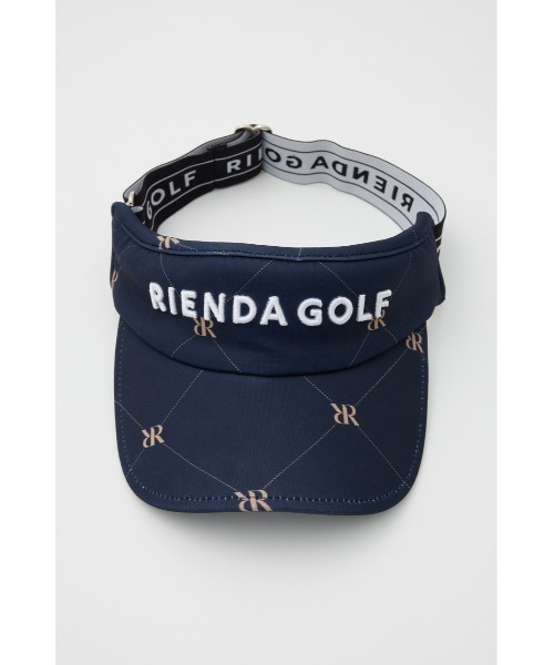 RIENDA GOLF（リエンダゴルフ）の「【RIENDA GOLF】ダイヤロゴサンバイザー（サンバイザー・レディース・パープル/ネイビー/ホワイト・FREE）」の20枚目の写真