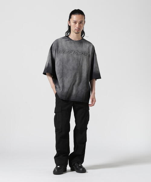 DANKE SCHON（ダンケシェーン）の「DankeSchon/ダンケシェーン/PIGMENT SPRAYING WRONGWAR S/S TEE/半袖Tシャツ（Tシャツ/カットソー・メンズ・グレー/ブラック・L/M）」の10枚目の写真