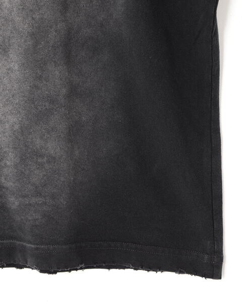 DANKE SCHON（ダンケシェーン）の「DankeSchon/ダンケシェーン/PIGMENT SPRAYING WRONGWAR S/S TEE/半袖Tシャツ（Tシャツ/カットソー・メンズ・グレー/ブラック・L/M）」の5枚目の写真