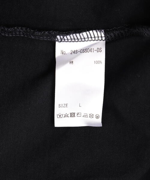 DANKE SCHON（ダンケシェーン）の「DankeSchon/ダンケシェーン/PIGMENT SPRAYING WRONGWAR S/S TEE/半袖Tシャツ（Tシャツ/カットソー・メンズ・グレー/ブラック・L/M）」の3枚目の写真