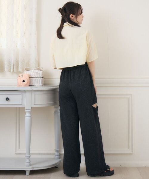 ems excite（エムズエキサイト）の「ZIPショートSH（シャツ/ブラウス・レディース・ホワイト/ブラック/イエロー・FREE）」の11枚目の写真