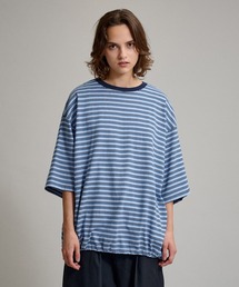 DRAW CORD MULTI BORDER TEE / ドローコードマルチボーダーT
