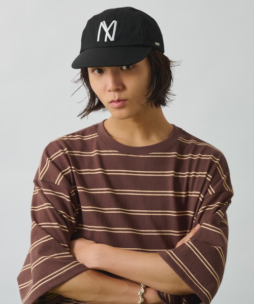 WETTEMPT(ウィテンプト)の「DRAW CORD MULTI BORDER TEE / ドローコードマルチボーダーT(Tシャツ/カットソー・メンズ・ブラウン/ブルー・LARGE/MEDIUM/SMALL)」の18枚目の写真