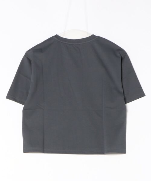 WHYTO.(ホワイト)の「「WHYTO. / ホワイト」SIDE TUCK BUTTON TEE(シャツ/ブラウス・レディース・グレイッシュベージュ/チャコールグレー・38/36)」の16枚目の写真