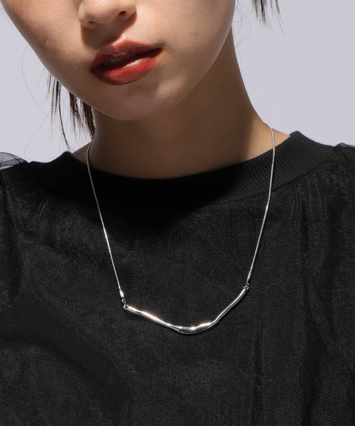 HARE(ハレ)の「2WAYタイネックレス(HARE)(ネックレス・レディース・シルバー/ゴールド・FREE)」の1枚目の写真