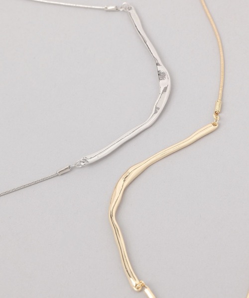 HARE(ハレ)の「2WAYタイネックレス(HARE)(ネックレス・レディース・シルバー/ゴールド・FREE)」の6枚目の写真