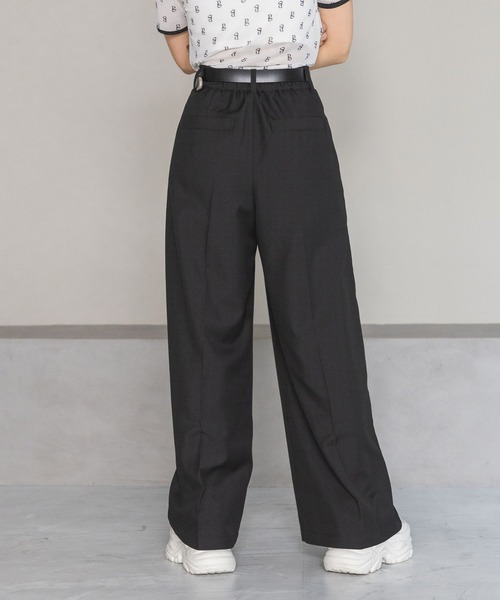 PAGEBOY(ページボーイ)の「タックスラックス(スラックス・レディース・ブラック/ベージュ系その他/ブラウン・SMALL/MEDIUM)」の22枚目の写真