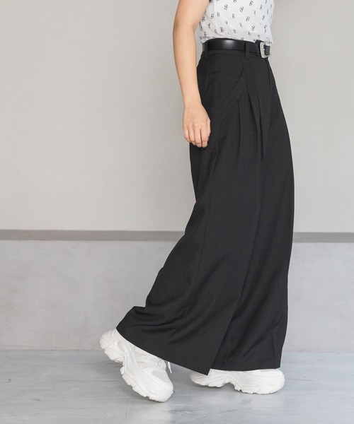 PAGEBOY(ページボーイ)の「タックスラックス(スラックス・レディース・ブラック/ベージュ系その他/ブラウン・SMALL/MEDIUM)」の21枚目の写真