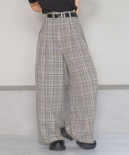 PAGEBOY(ページボーイ)の「タックスラックス(スラックス・レディース・ブラック/ベージュ系その他/ブラウン・SMALL/MEDIUM)」の18枚目の写真