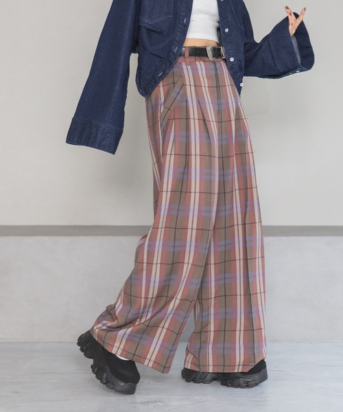 PAGEBOY(ページボーイ)の「タックスラックス(スラックス・レディース・ブラック/ベージュ系その他/ブラウン・SMALL/MEDIUM)」の19枚目の写真