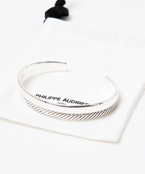 PHILIPPE AUDIBERT(フィリップオーディベール)】 CESAR RIGID BRACELET