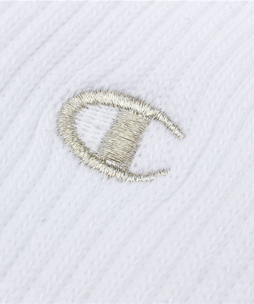 Champion(チャンピオン)の「【Champion/チャンピオン】フルパイル3P金刺繍ソックス(ソックス/靴下・メンズ・ホワイト・フリ-)」の6枚目の写真