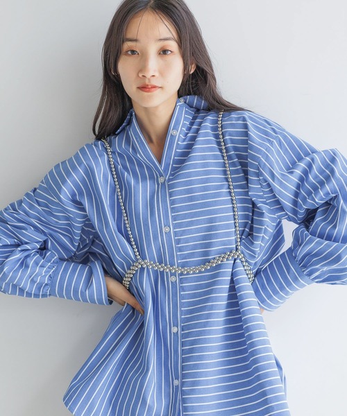 LOWRYS FARM（ローリーズファーム）の「ビーズハーネス　136324（サスペンダー・レディース・シルバー/アイボリー・FREE）」の11枚目の写真