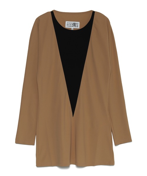 MM6 Maison Margiela(エムエムシックス メゾンマルジェラ) Long-sleeved Top（Tシャツ/カットソー）｜MM6 Maison Margiela（ｴﾑｴﾑｼｯｸｽ ﾒｿﾞﾝ ﾏﾙｼﾞｪﾗ）