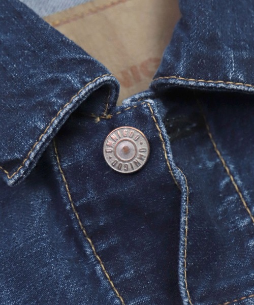 OMNIGOD（オムニゴッド）の「[OMNIGOD womens / オムニゴッド] 12ozセルヴィッチデニム 1stタイプジャケット（デニムジャケット・レディース・インディゴブルー・2/3）」の15枚目の写真