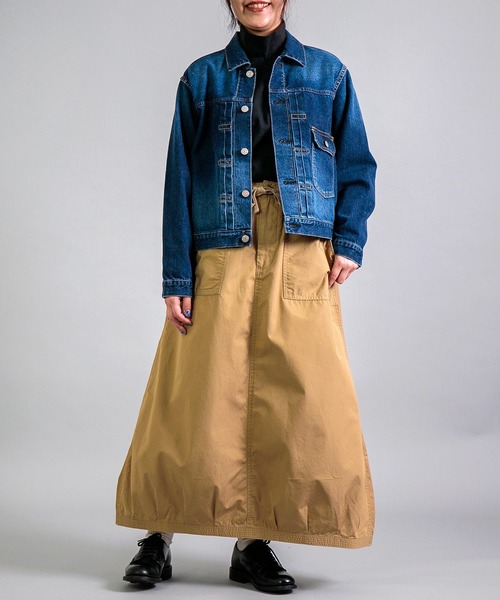 OMNIGOD（オムニゴッド）の「[OMNIGOD womens / オムニゴッド] 12ozセルヴィッチデニム 1stタイプジャケット（デニムジャケット・レディース・インディゴブルー・2/3）」の4枚目の写真