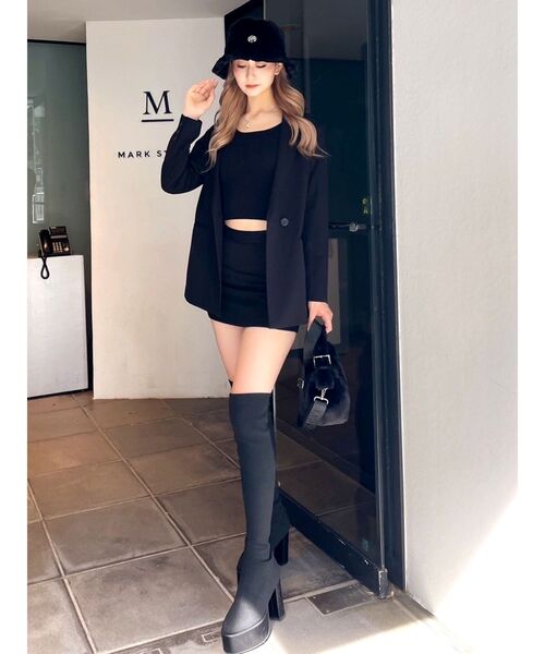 GYDA（ジェイダ）の「GYGYモチーフ付きフェイクファーベルトBAG（ハンドバッグ・レディース・ブラック/その他1/オフホワイト・FREE）」の11枚目の写真