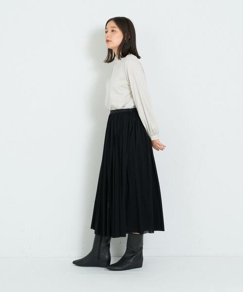 ADIEU TRISTESSE（アデュートリステス）の「コットンチュールスカート（スカート・レディース・ブラック/ブラウン・M/L）」の17枚目の写真