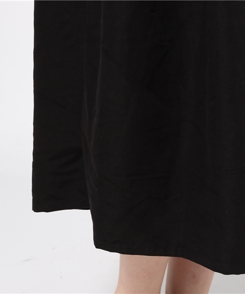 CIAOPANIC TYPY（チャオパニックティピー）の「【CIAOPANIC TYPY】微起毛ギャザースカート（スカート・レディース・ブラック/キャメル/オリーブ/ベージュ/ネイビー・FREE）」の11枚目の写真