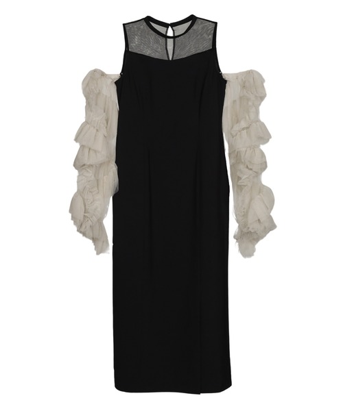 セール】detached sleeve dress ディタッチドスリーブドレス