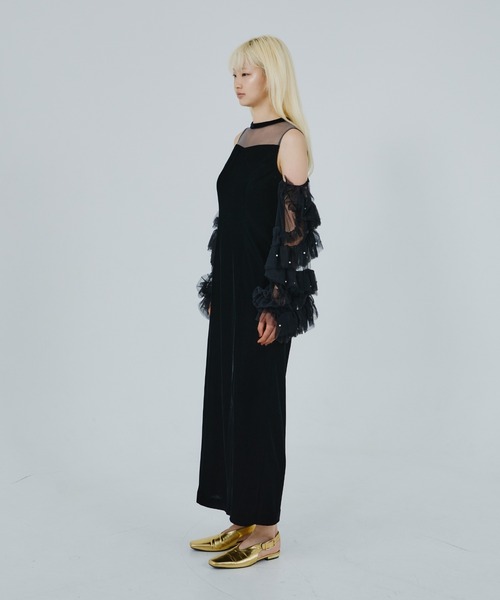 値下げANDRESD detached sleeve dress M ANDRESD ドレス detached sleeve dress ディタッチドスリーブ