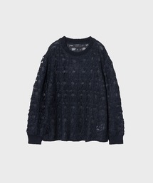 TAAKK ターク PERFORATED PULLOVER KNIT TAAKK（ターク）の「【TAAKK/ターク】PERFORATED KNIT PULLOVER
