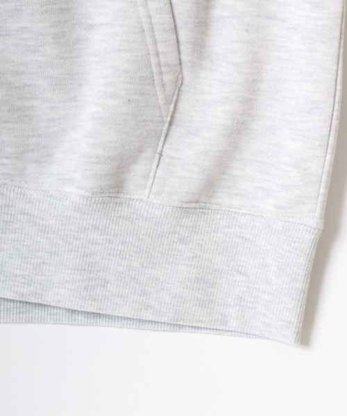 CONVERSE（コンバース）の「CONVERSE/コンバース 別注 オーバーサイズ 裏起毛 オールスター スニーカー ロゴ ワンポイント刺繍 スウェット ジップアップパーカー フーディー/レディース メンズ（パーカー・レディース・アッシュグレー/ブラック/グレー・LL/M/L）」の13枚目の写真