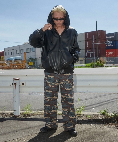 SHORT ROUND（ショートラウンド）の「SHORT ROUND/パターンイージーカーゴパンツ（カーゴパンツ・メンズ・その他1・MEDIUM/LARGE）」の3枚目の写真