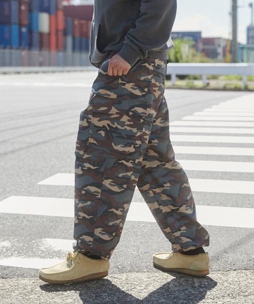 SHORT ROUND（ショートラウンド）の「SHORT ROUND/パターンイージーカーゴパンツ（カーゴパンツ・メンズ・その他1・MEDIUM/LARGE）」の4枚目の写真