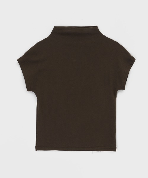 BLACKUP（ブラックアップ）の「[MADE]  ティピンハーフネックモーダルTシャツ（Tシャツ/カットソー・レディース・ダークブラウン/ブラック/ピンク・ONESIZE）」の18枚目の写真