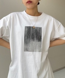 ルーズシルエットプリントTシャツ