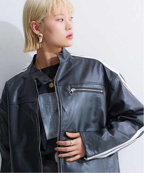 TTOL（トール）の「ルーズシルエットプリントTシャツ（Tシャツ/カットソー・レディース・ホワイト/ブラック・M-L/L-XL）」の10枚目の写真