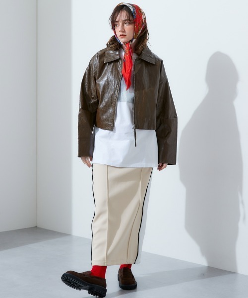 TTOL（トール）の「ルーズシルエットプリントTシャツ（Tシャツ/カットソー・レディース・ホワイト/ブラック・M-L/L-XL）」の21枚目の写真