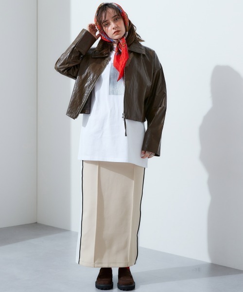 TTOL（トール）の「ルーズシルエットプリントTシャツ（Tシャツ/カットソー・レディース・ホワイト/ブラック・M-L/L-XL）」の19枚目の写真