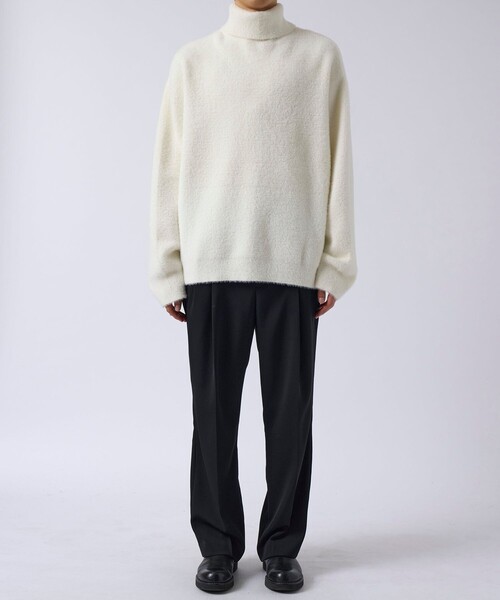 th products / ニット・セーター(厚手)/1/ナイロン/GRY/2402-K18-M208/Mole Turtle Knit th products/ティーエイチプロダクツ】Mole Turtle Knit（ニット