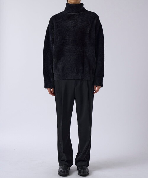 th products / ニット・セーター(厚手)/1/ナイロン/GRY/2402-K18-M208/Mole Turtle Knit th products/ティーエイチプロダクツ】Mole Turtle Knit（ニット