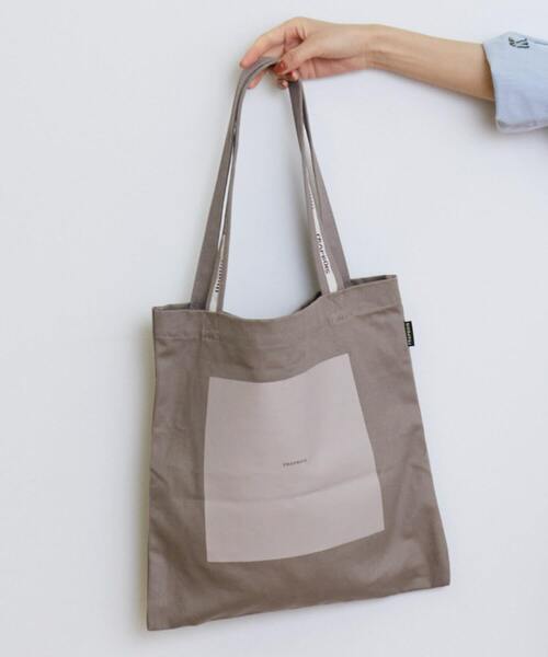 FRAPBOIS（フラボア）の「カラーロゴトート（トートバッグ・レディース・ブラック/ベージュ/キナリ・FREE）」の3枚目の写真