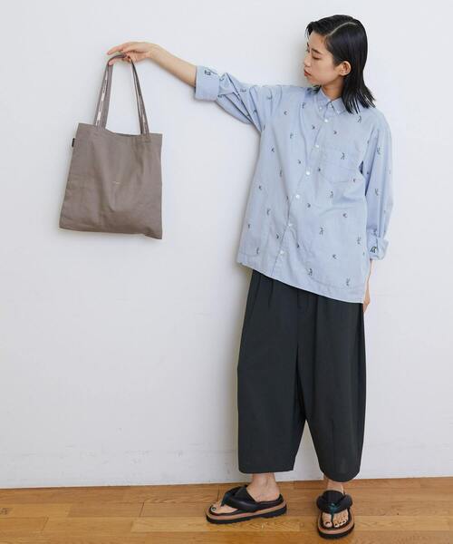 FRAPBOIS（フラボア）の「カラーロゴトート（トートバッグ・レディース・ブラック/ベージュ/キナリ・FREE）」の12枚目の写真