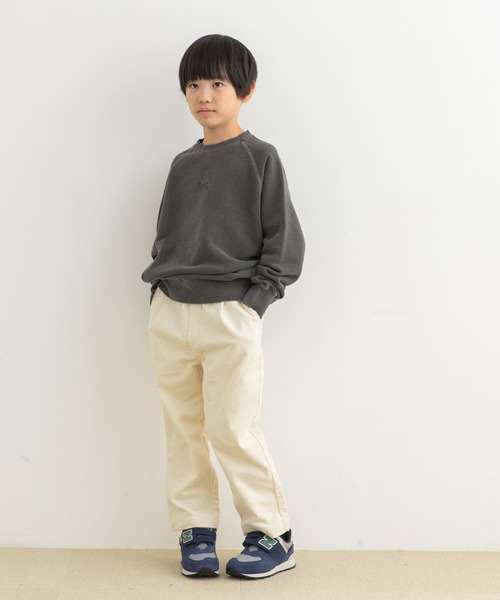 Lee(リー)の「Lee PIGMENT SWEAT(KIDS)(Tシャツ/カットソー・キッズ・ネイビー/チャコールグレー・140/130/120/110)」の9枚目の写真