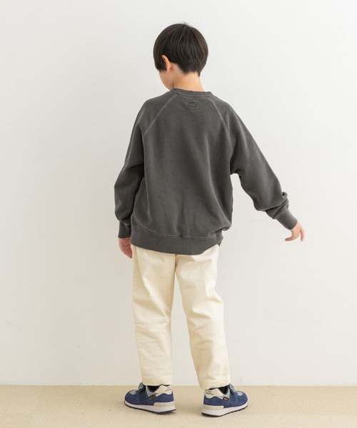Lee(リー)の「Lee PIGMENT SWEAT(KIDS)(Tシャツ/カットソー・キッズ・ネイビー/チャコールグレー・140/130/120/110)」の10枚目の写真