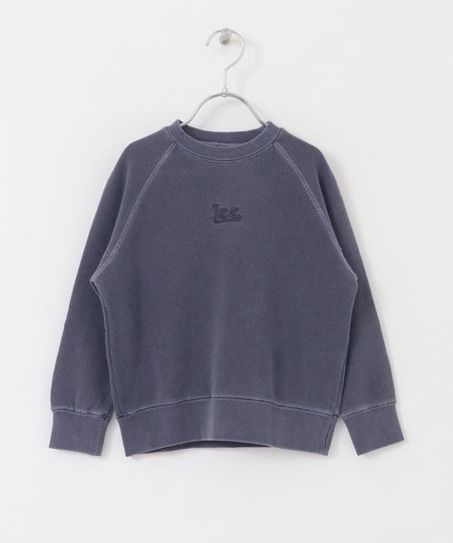 Lee(リー)の「Lee PIGMENT SWEAT(KIDS)(Tシャツ/カットソー・キッズ・ネイビー/チャコールグレー・140/130/120/110)」の11枚目の写真